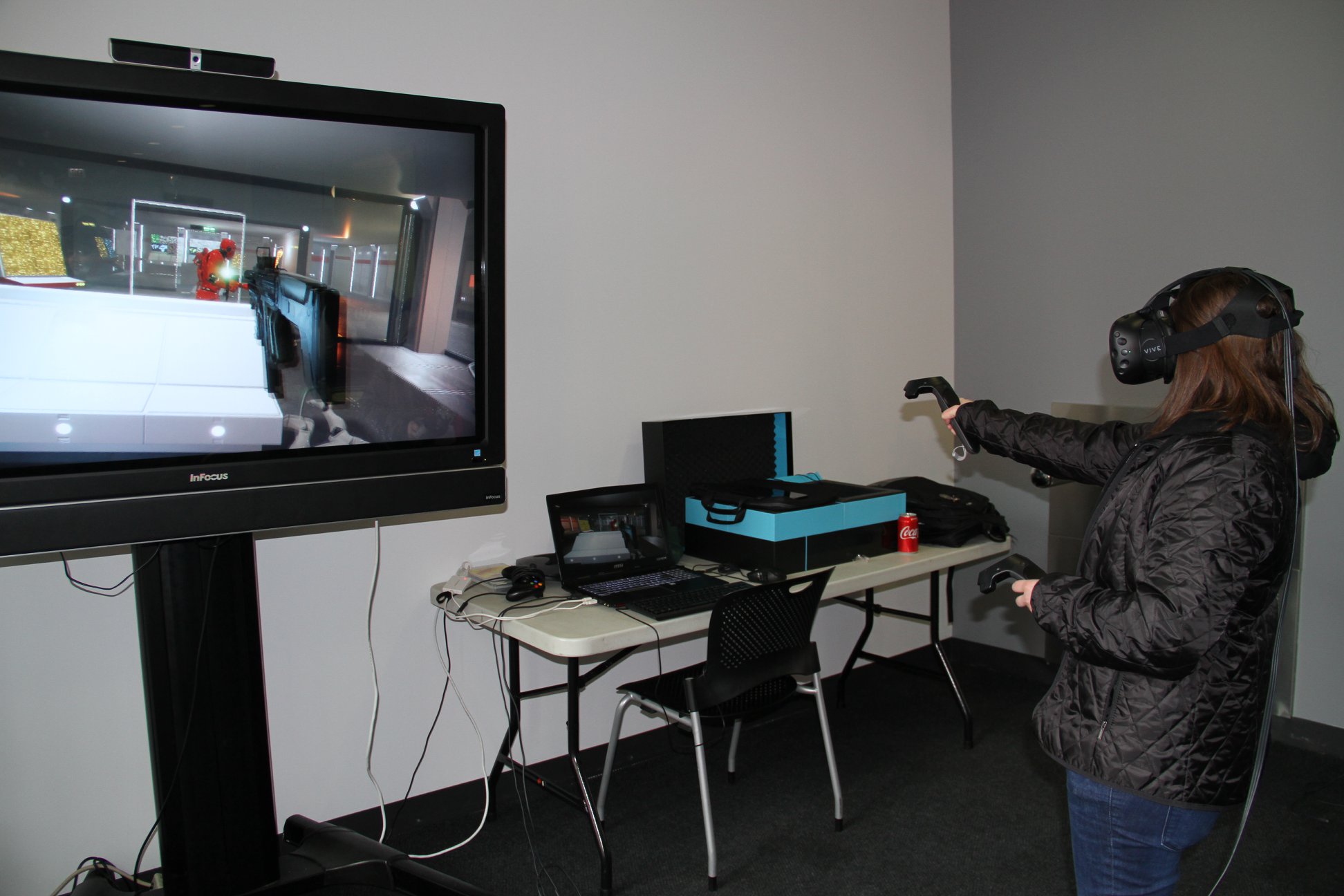 Student-developed VR game