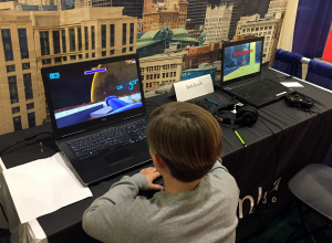 Student games at Chicago Toy and Game Fair (2018)