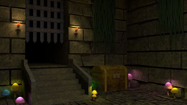 Screenshot #1 of Luminescent Dungeon by Jake Hoekstra