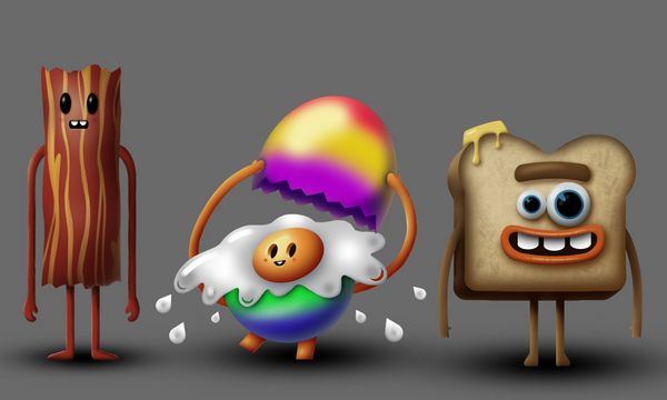 Screenshot #1 of Breakfast Monsters by Trang Nguyen